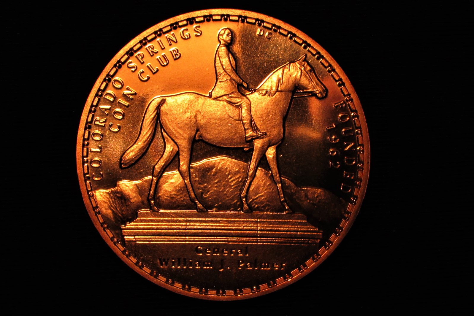 2012 Colorado Springs Coin Club 50th Anniversary (copper proof) - obverse.JPG