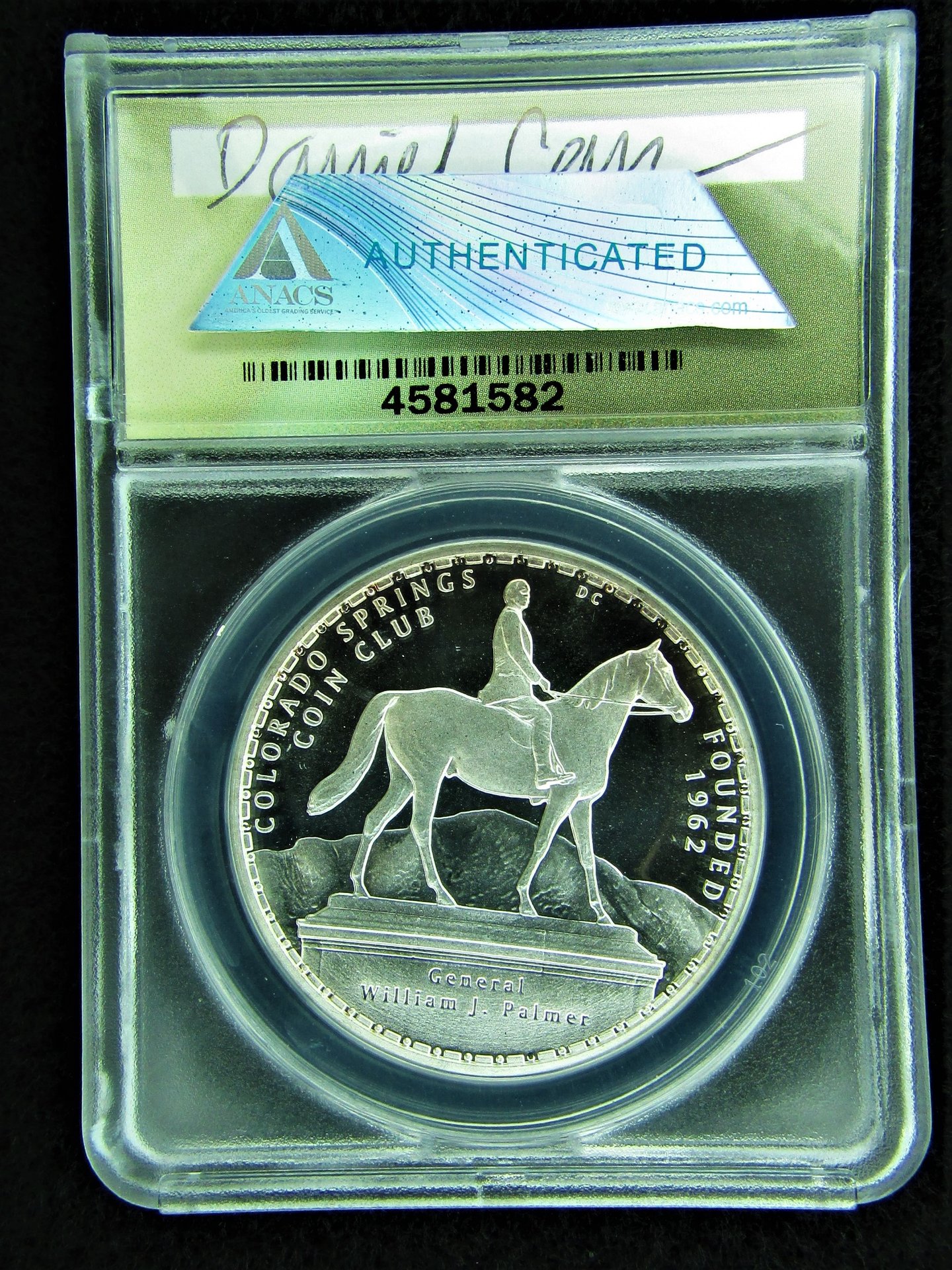2012 Colorado Springs Coin Club 50th Anniversary (silver proof) - reverse.JPG