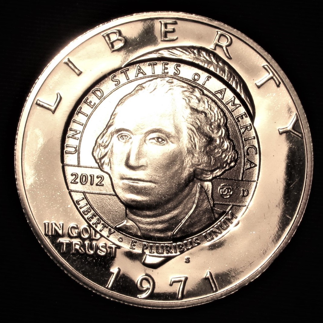 2012 MM Open House 1971-S Proof Ike Dollar OS - obverse 1.JPG