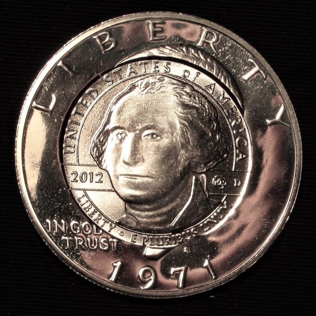 2012 MM Open House 1971-S Proof Ike Dollar OS - obverse 2.JPG