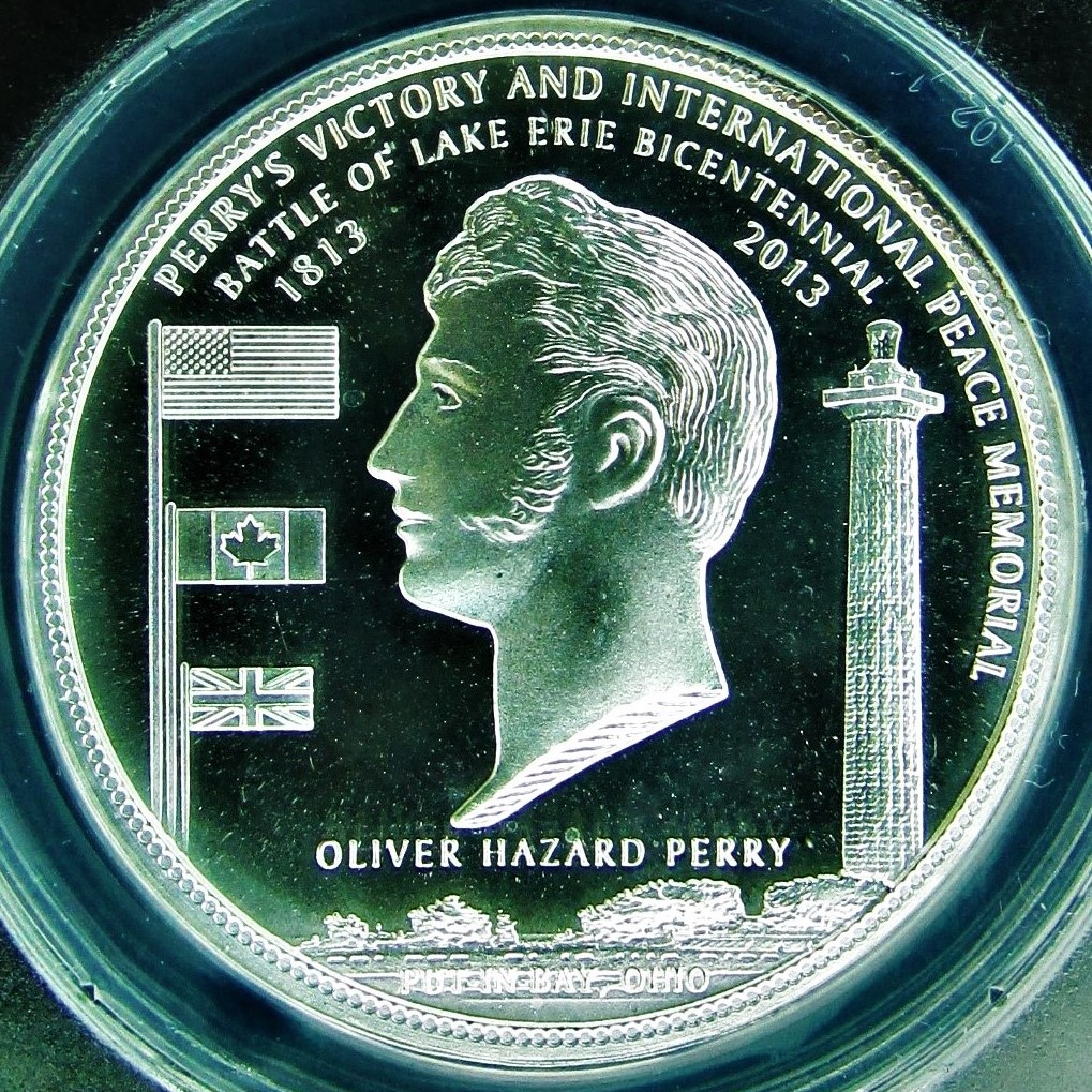 2013 Battle of Lake Erie Bicentennial - Silver - obverse 2.jpg