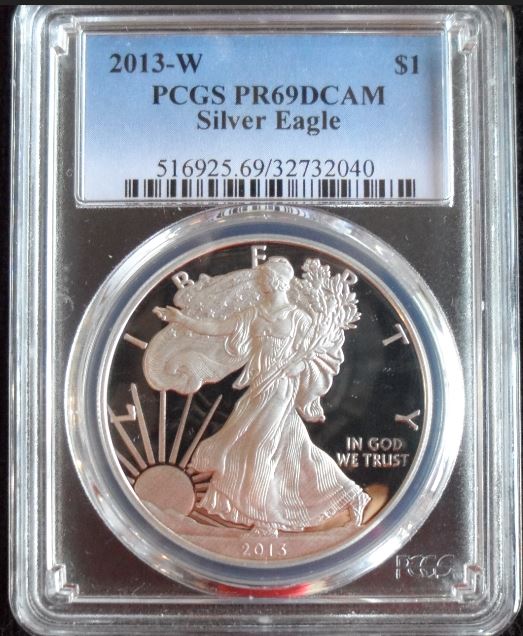 2013 PF69DCAM American Silver Eagle Dollar ObverseSM.JPG