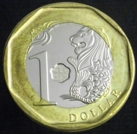 2013 Singapore One Dollar.JPG