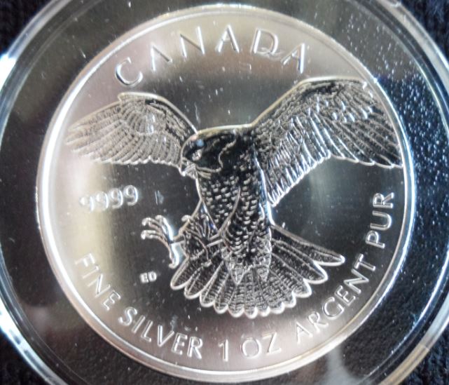2014 Canadian 5 Dollars Birds of Prey Silver Dollar ReverseSM.JPG