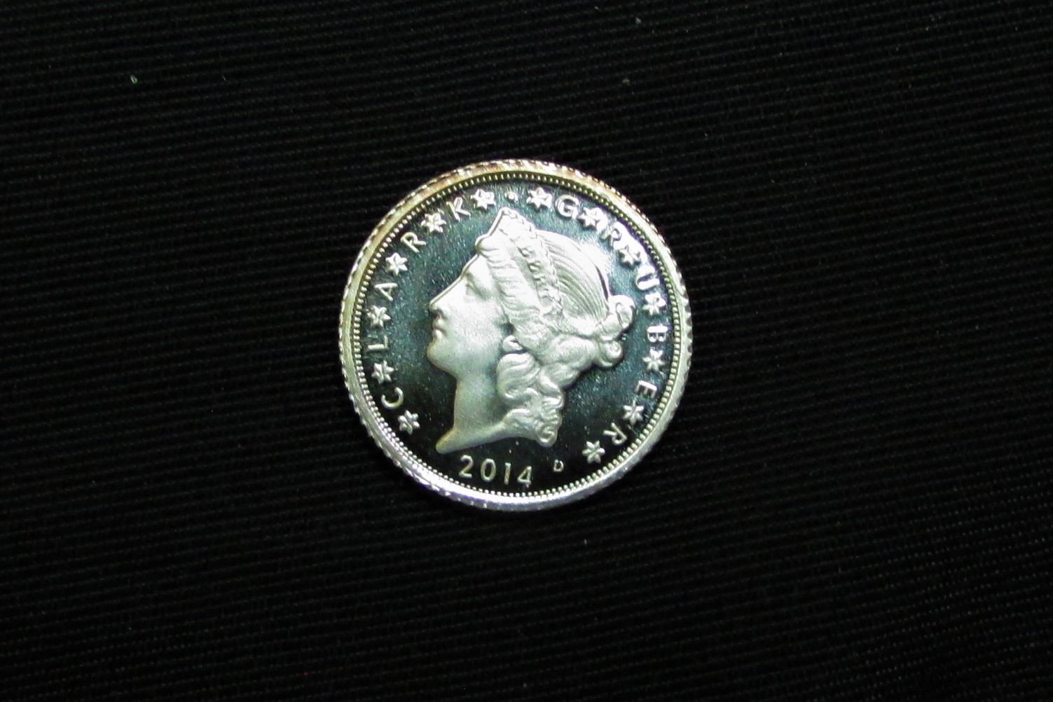 2014 Clark Gruber Liberty Head Fractional Silver - obverse.JPG
