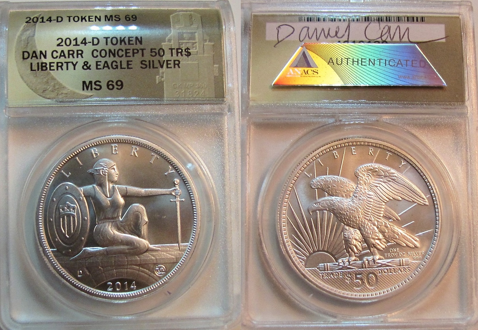 2014 D Token Silver MS69.jpg