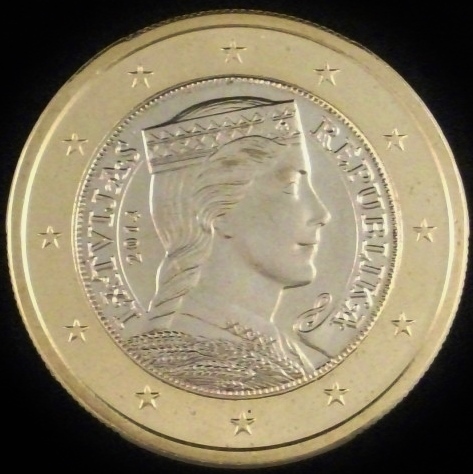 2014 Latvia One Euro.jpg