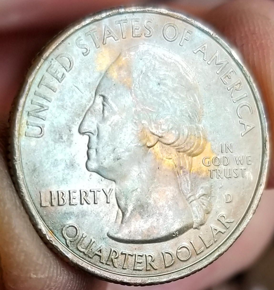 2014 Utah 25c Arches Orange toner Obverse 2.jpg