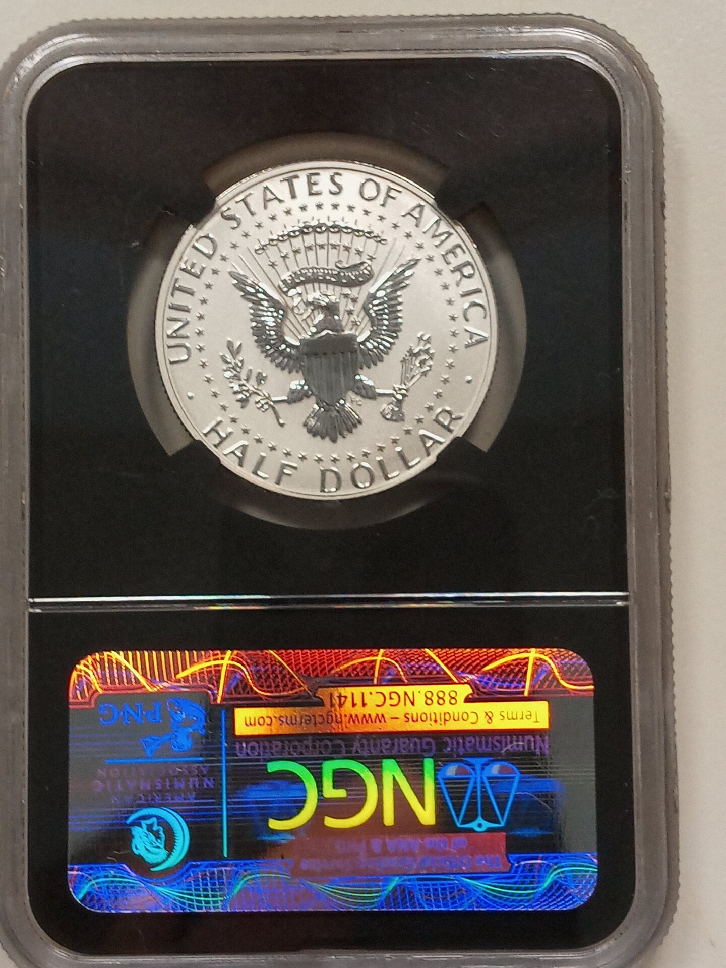 2014-W Kennedy half dollar - reverse.jpg