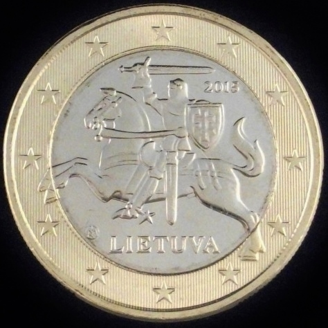 2015 Lithuania One Euro.jpg