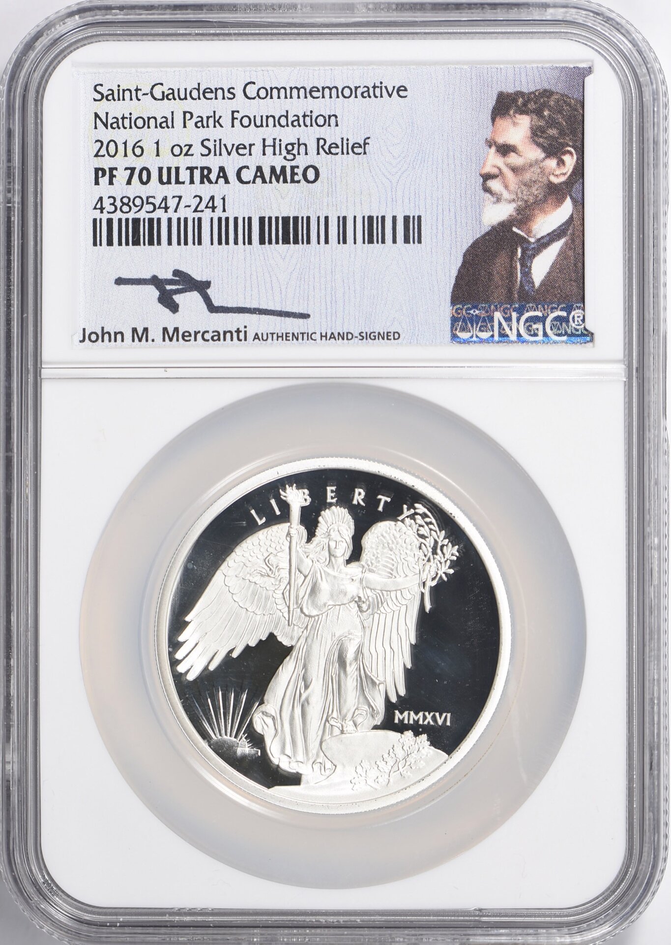 2016 PF 70 Ultra Cameo Saint-Gaudens Silver High Relief front.jpg