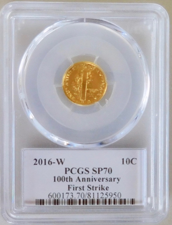 2016 W Mercury 22 k 1-10 oz. gold Dime SP70 (1).jpg