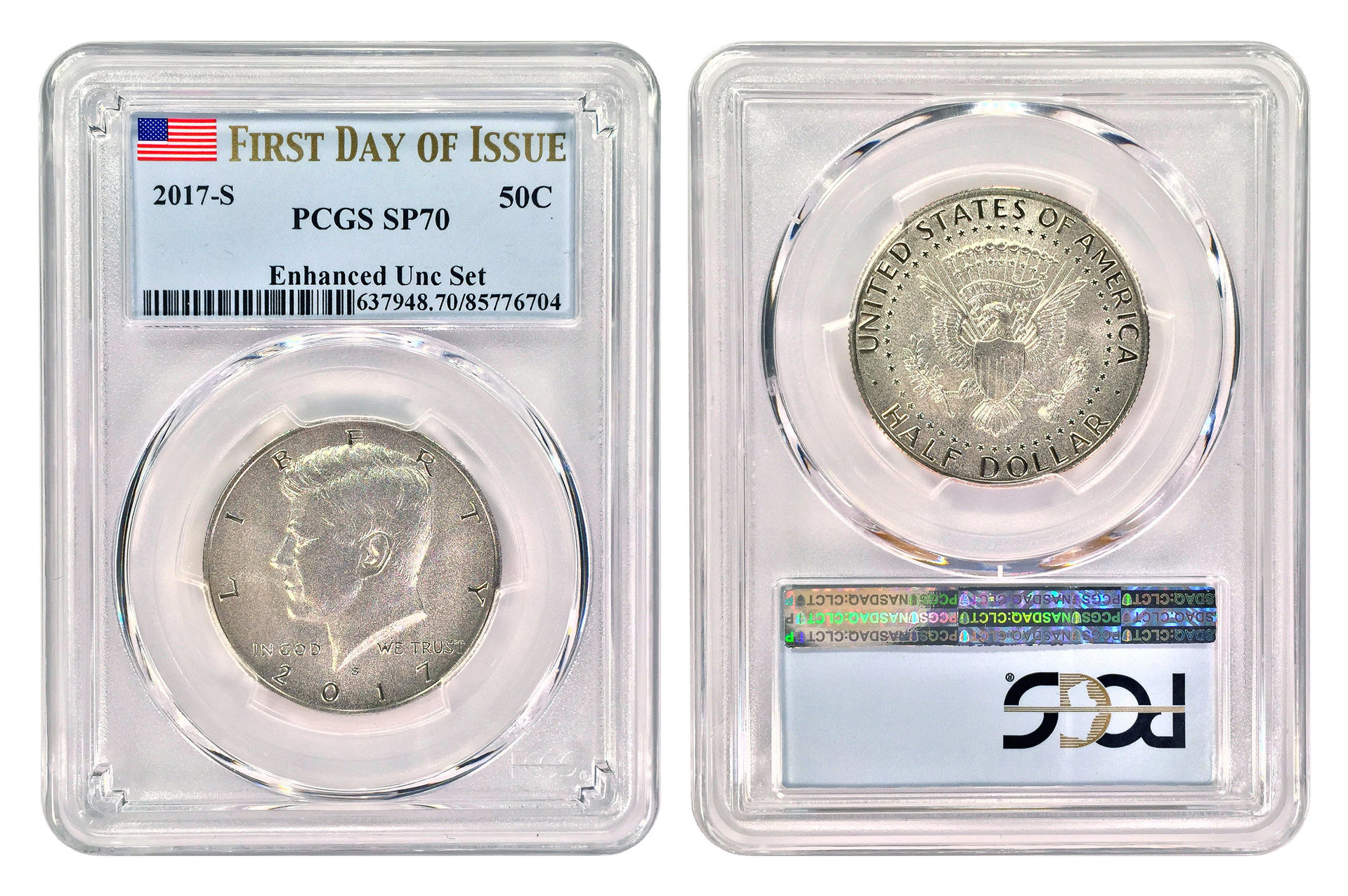 2017-S EU Kennedy PCGS SP70 slab.jpg