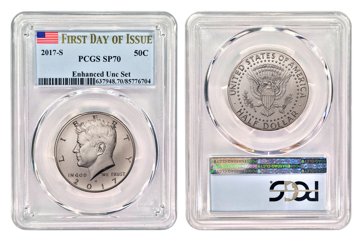 2017-S EU Kennedy PCGS SP70 slab.jpg