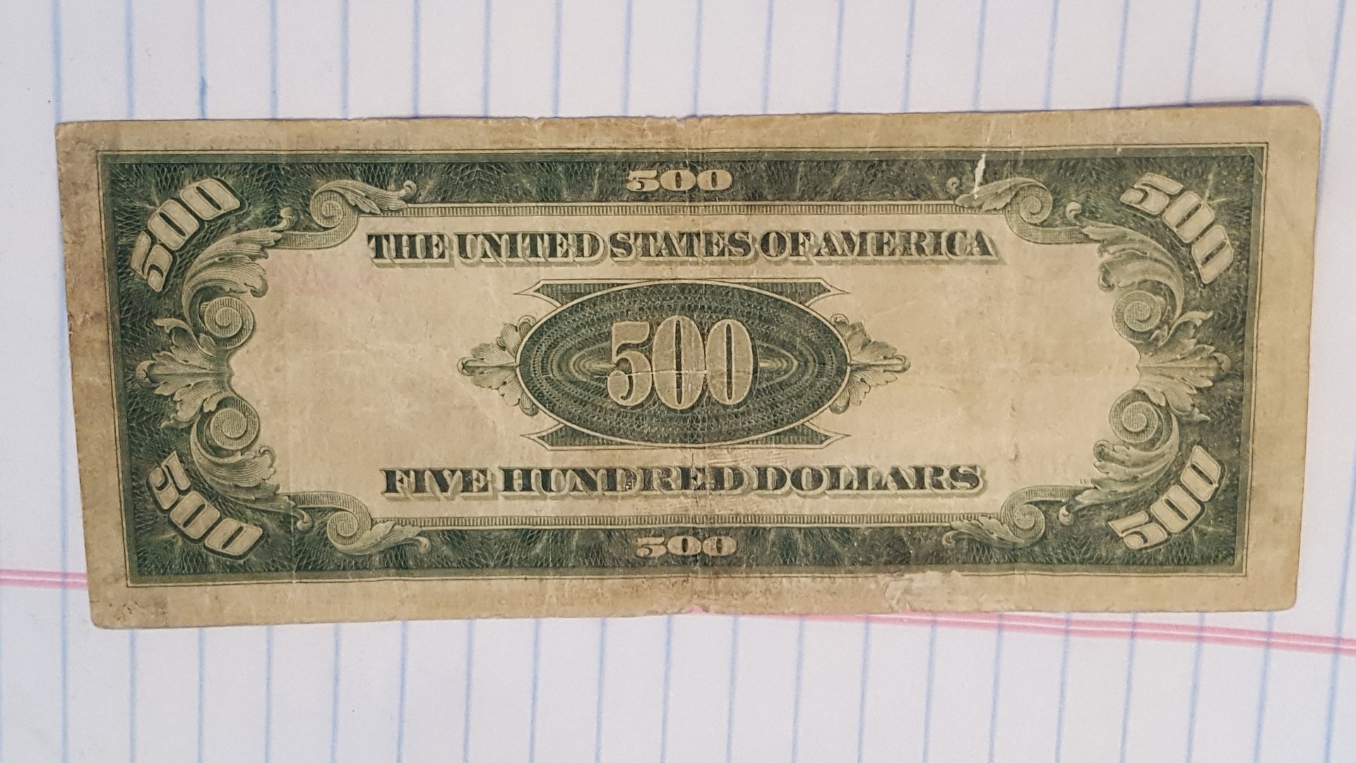 1934 $500 Bill | Coin Talk