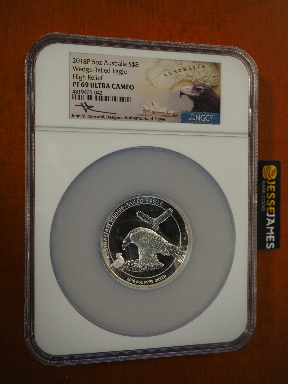 2018 5 oz. Wedge-Tailed Eagle PF69 UC.jpg