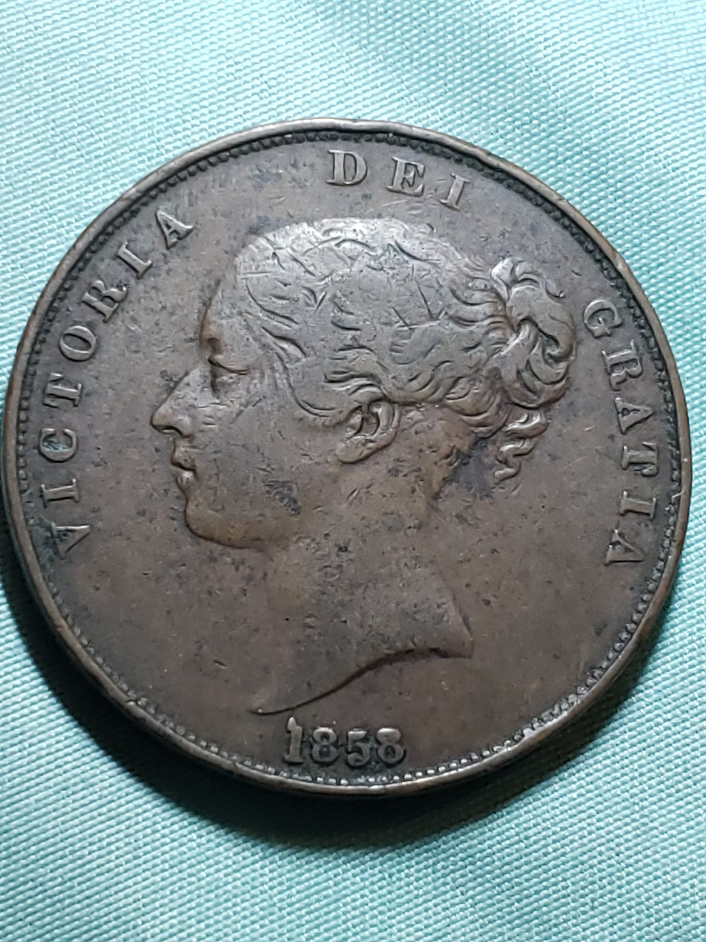 1962 d penny struck through? | Coin Talk