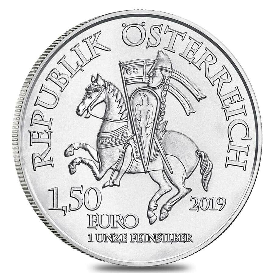 2019 1 oz Austrian Silver Leopold V Coin BU 2.jpg