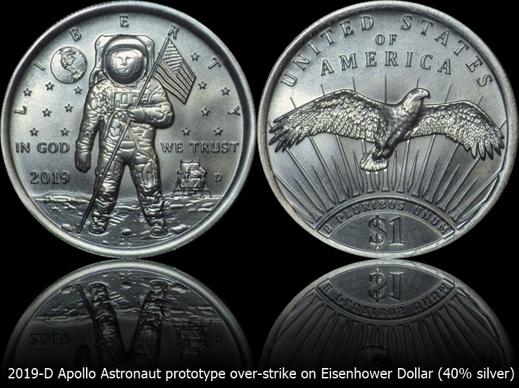 2019-D Apollo Astronaut prototype over-strike on Eisenhower Dollar (40% silver) 3.jpg