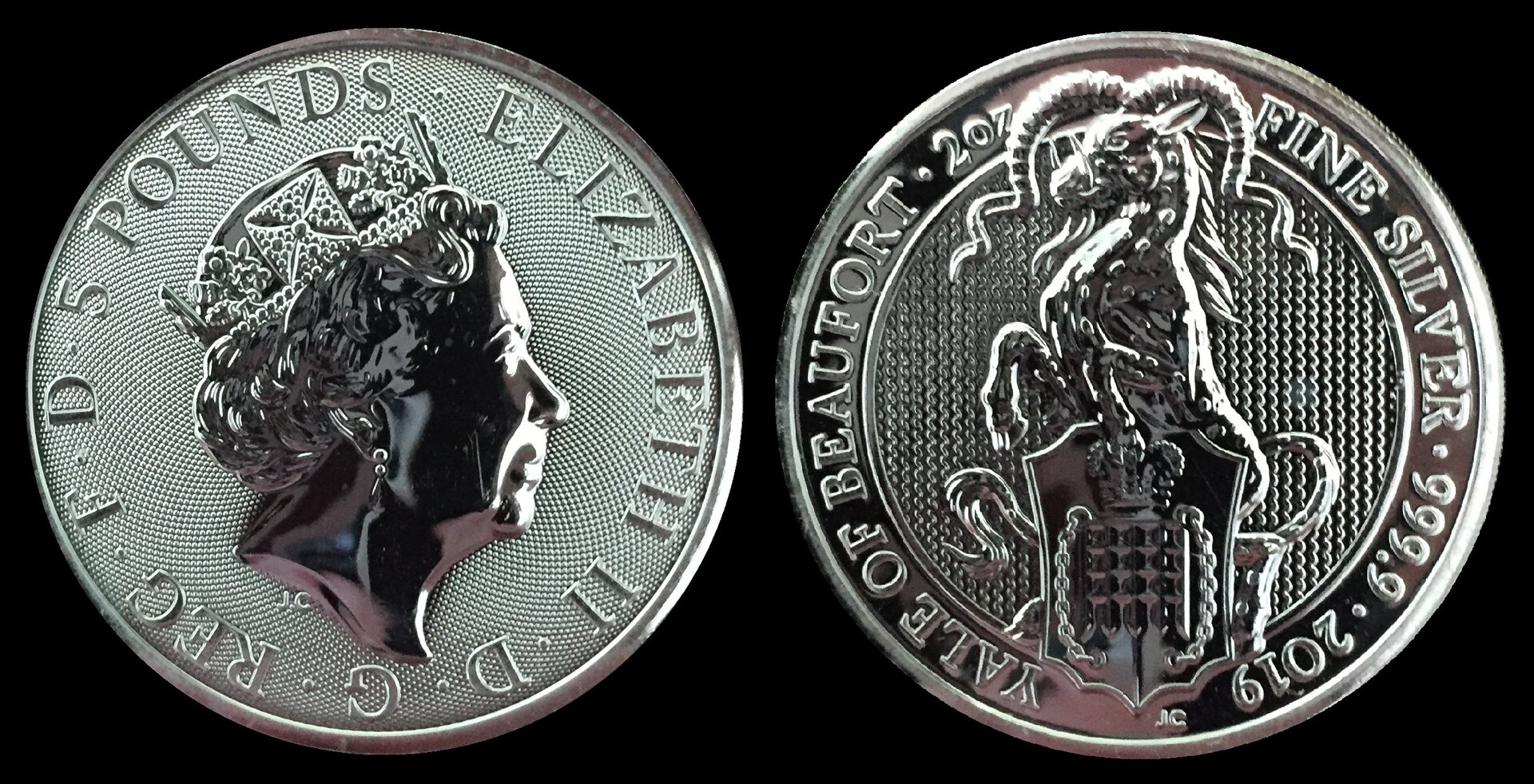 2019 Queen's Beasts Yale of Beaufort 2oz Ag.jpg