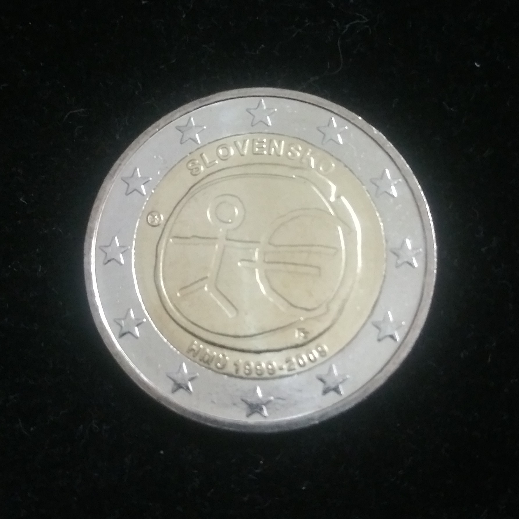 Piece De 2 Euros Bonhomme Baton Slovakia - 2 Euro Commemorative - Stickman | Coin Talk