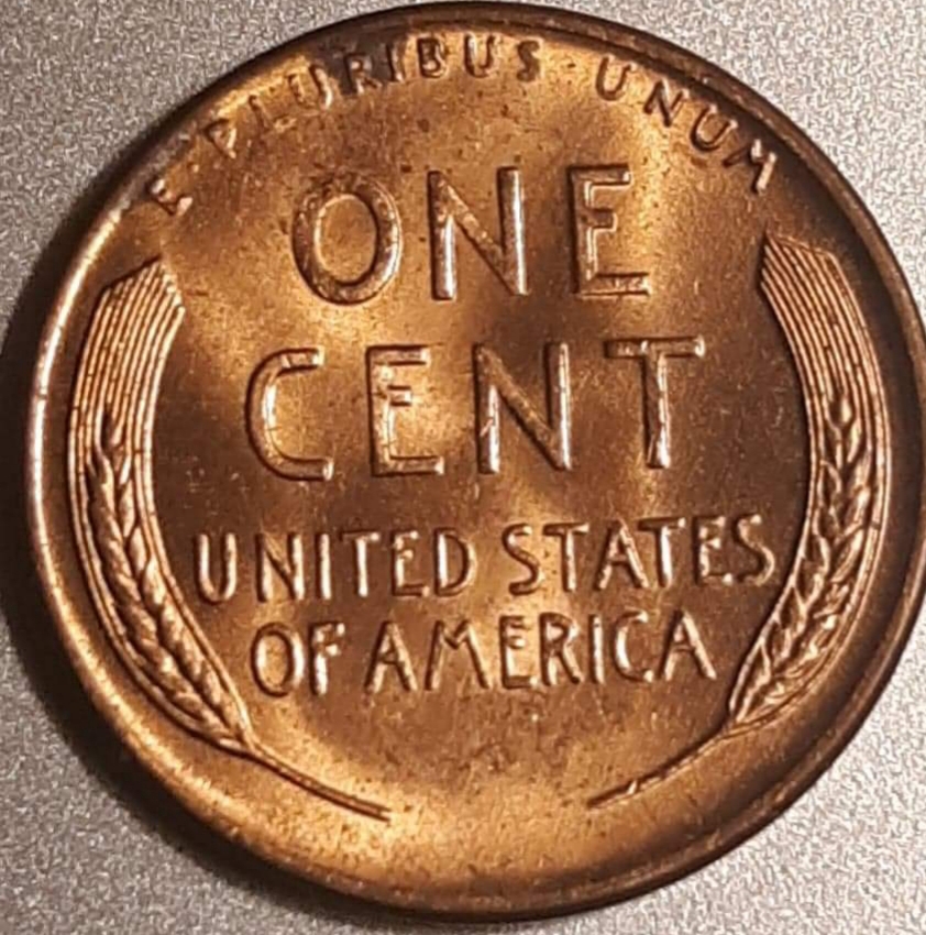 1953 d penny error