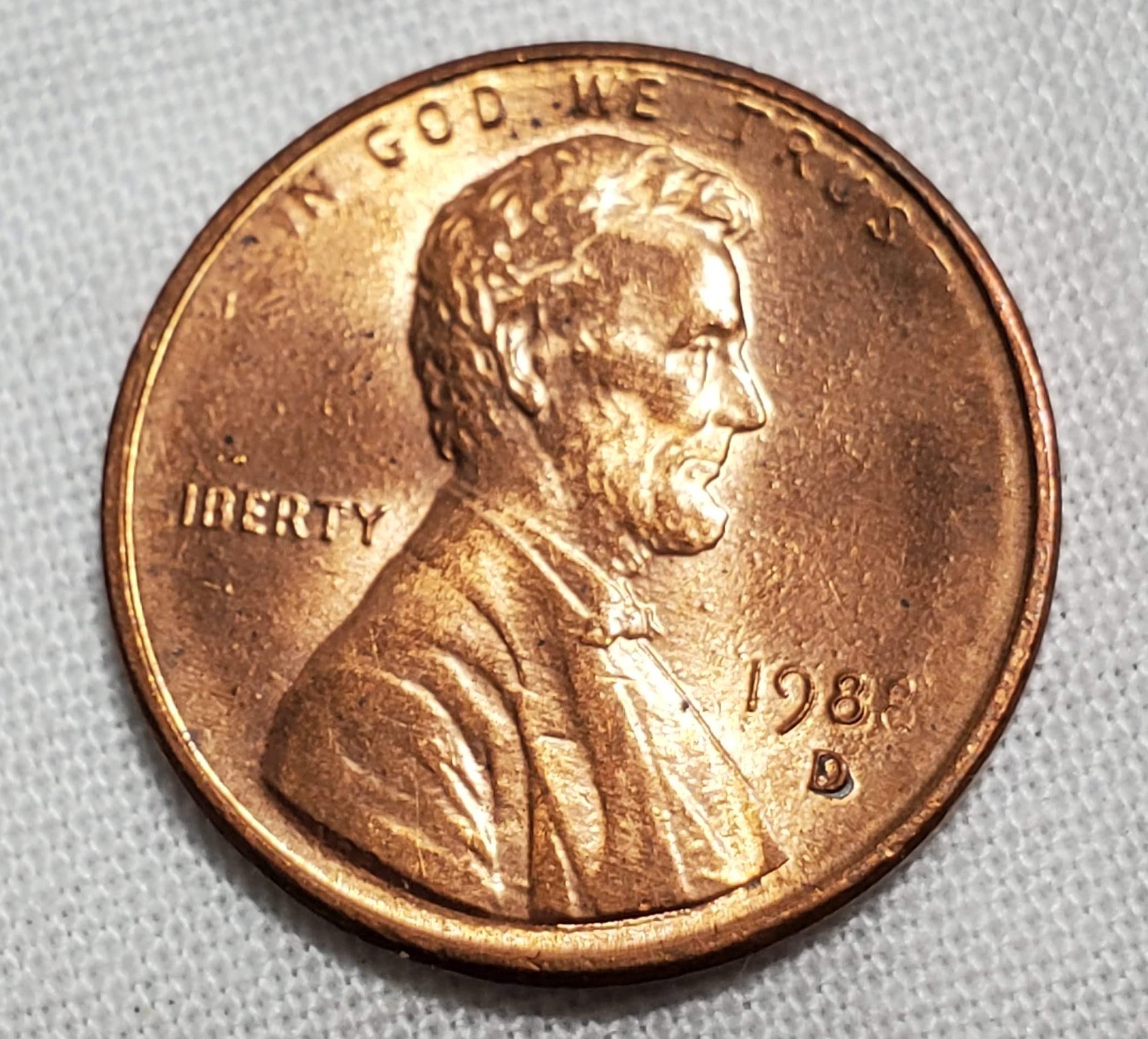 1999 Lincoln Penny Error List