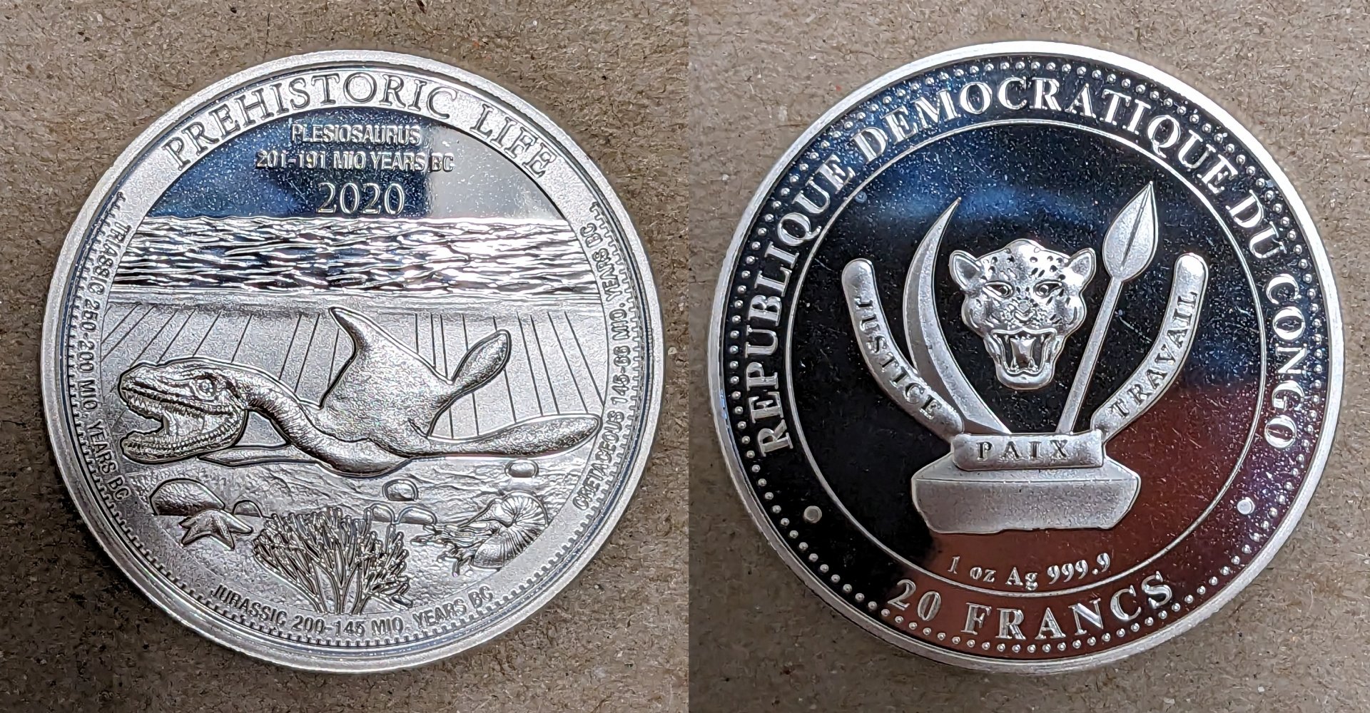 2020 congo 20 francs plesiosaurus.jpg