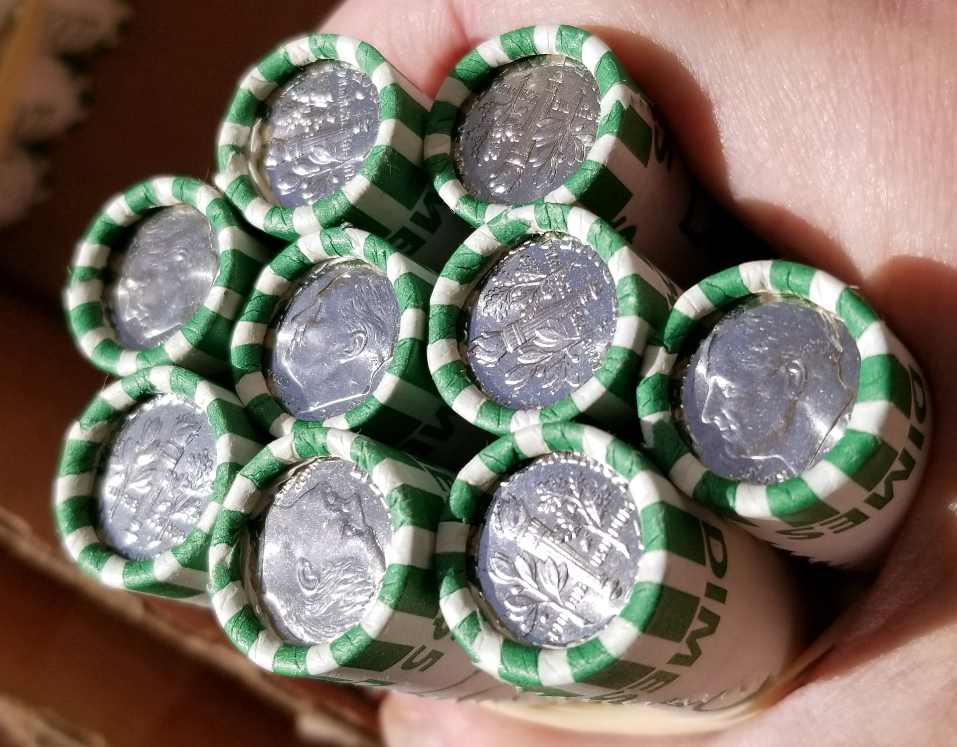 2020 Loomis dime rolls.jpg