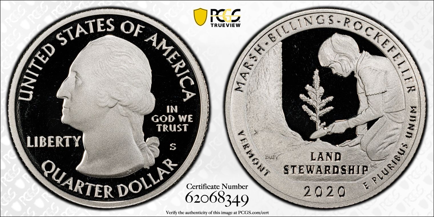 2020 Quarter  PR 70 DCAM Marsh Billings Rockefeller.jpg