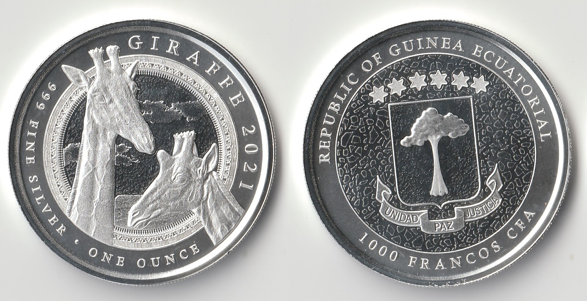 2021 equatorial guinea 1000 francs giraffe.jpg