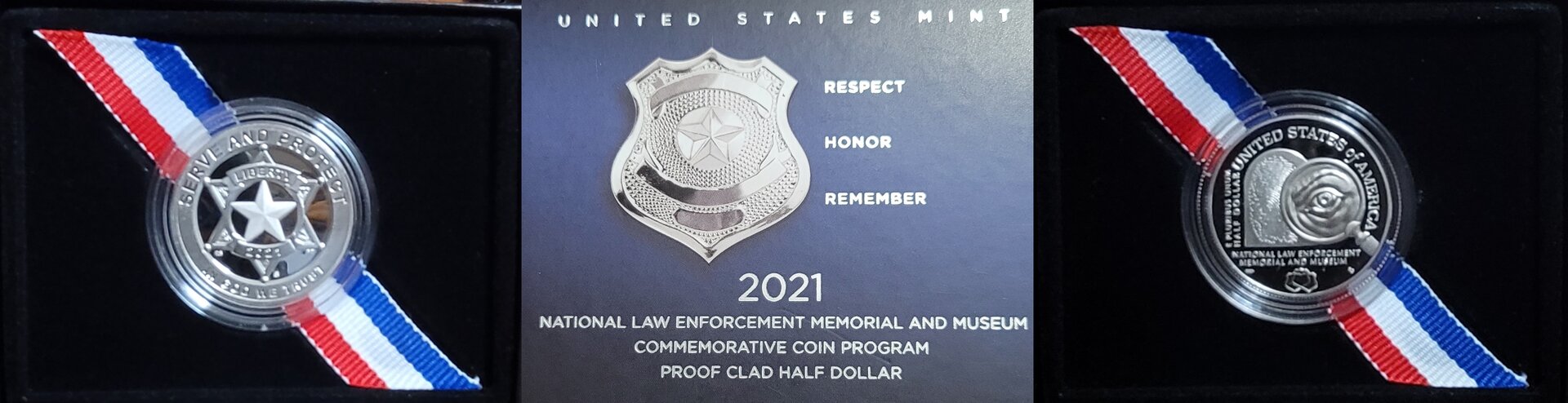 2021-S LAW ENFORCEMENT MEMORIAL MIRROR PROOF Clad Half Dollar w BOX and COA 9.jpg