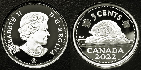 2004 "P" UNC Specimen Canadian Penny One Cent 1 cent coin 