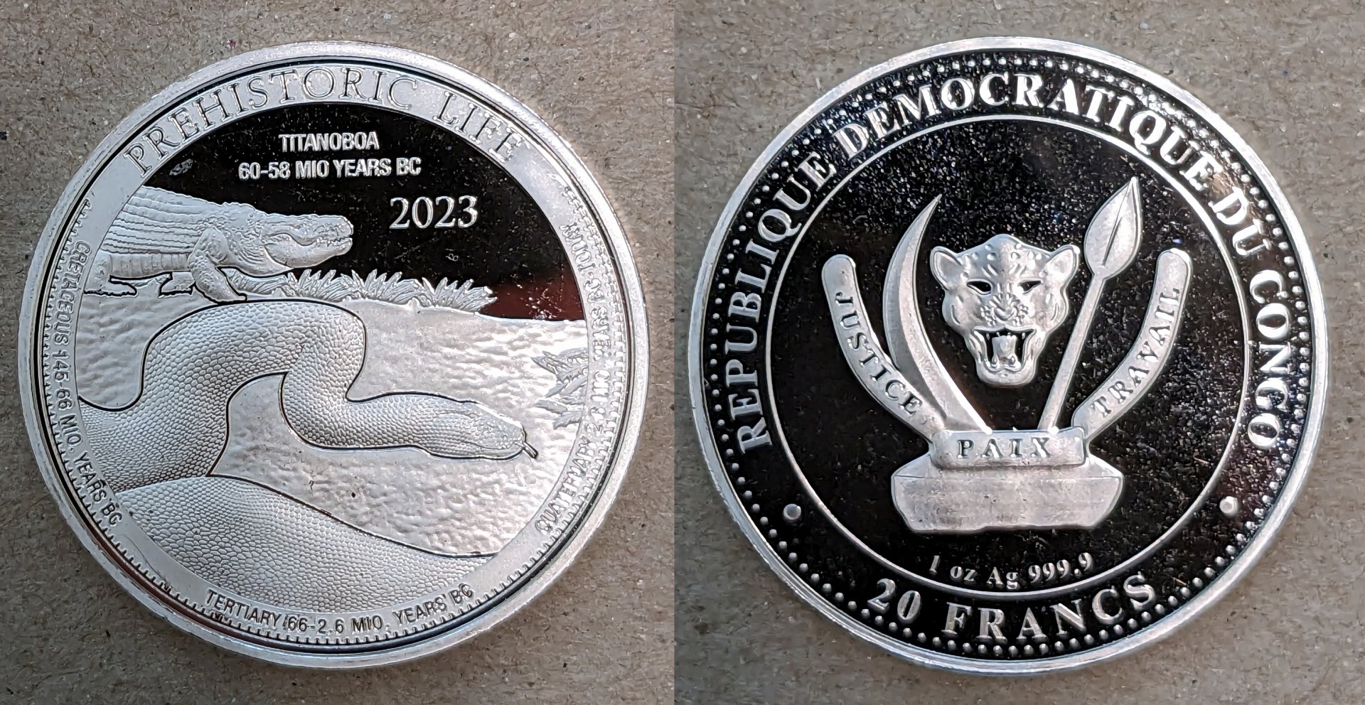 2023 congo 20 francs titanoboa.jpg