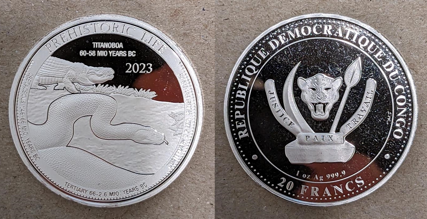 2023 congo 20 francs titanoboa.jpg