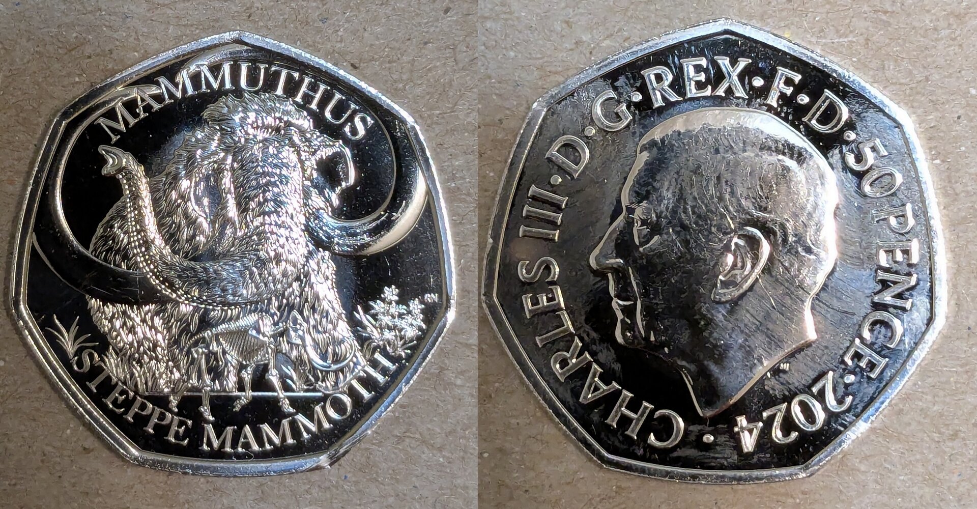 2024 britain 50 pence steppe mammoth.jpg