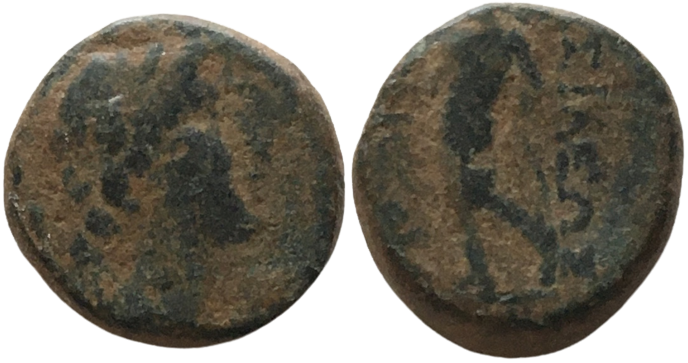 223-211 BC AE Size E Antiochus III, Antioch Mint Z#293161 Seleucid Coins pt1 1052 1.74g 10mm S1.png