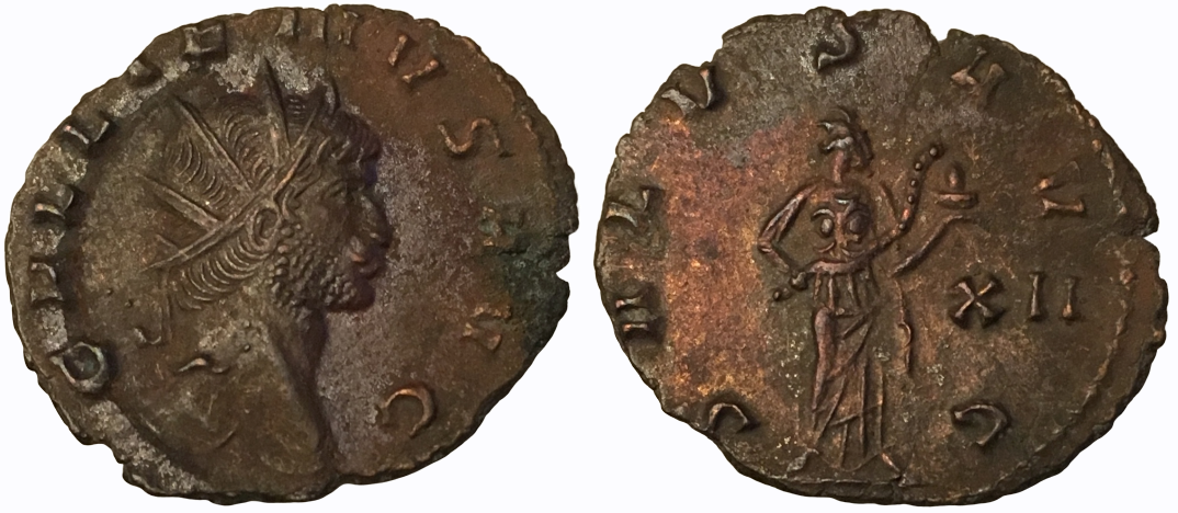 265-267 CE AE Antoninianus Gallienus Rome Mint '.png