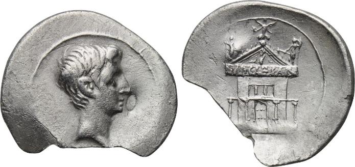 30-29 BC Octavian Senate house Curia Julia.jpg