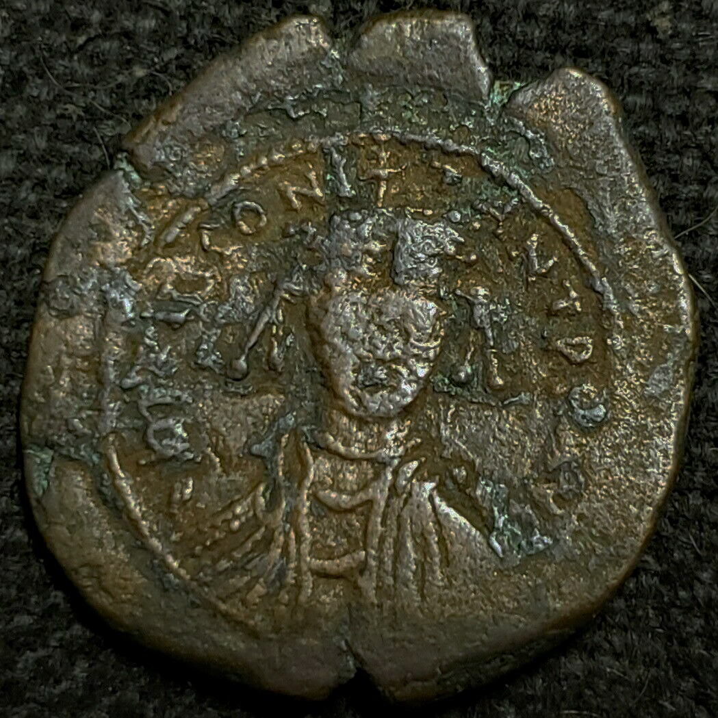 30 nummi, Tiberius II,  obverse, eBay purchase.jpg