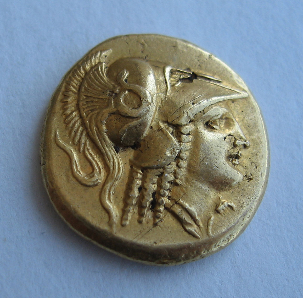 336-323 BC Gold Stater Of Alexander Great Ancient Greek Gold Coin 1925 dollars.jpg