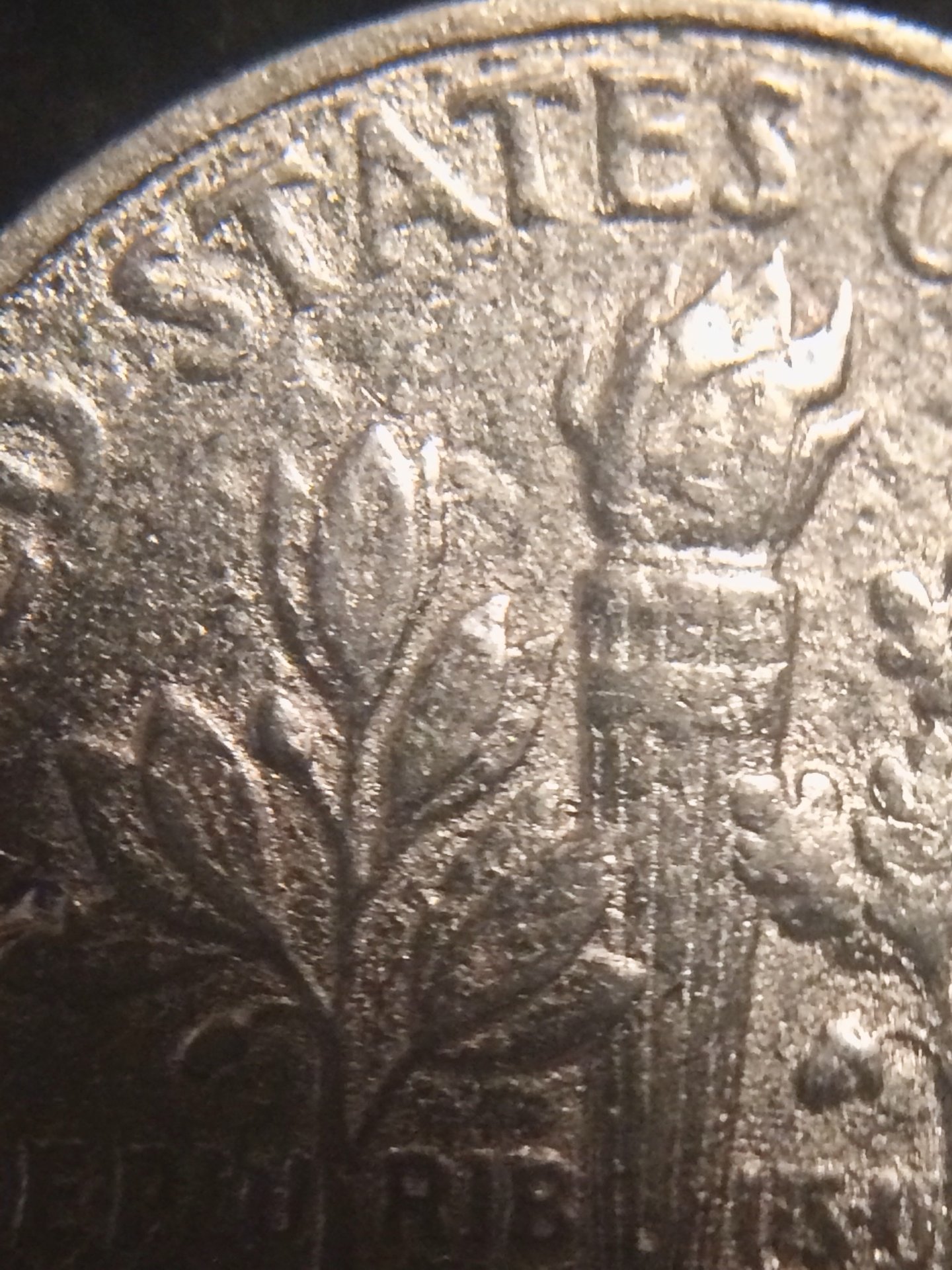 2015 P dime weighs 2 grams, looks like it’s struck multiple times. I ...