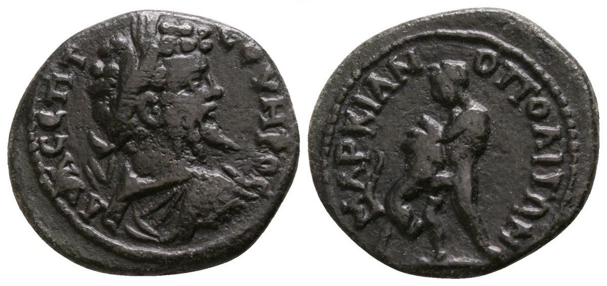 34g Septimius Severus, Marcianopolis, Moushmov 397.png