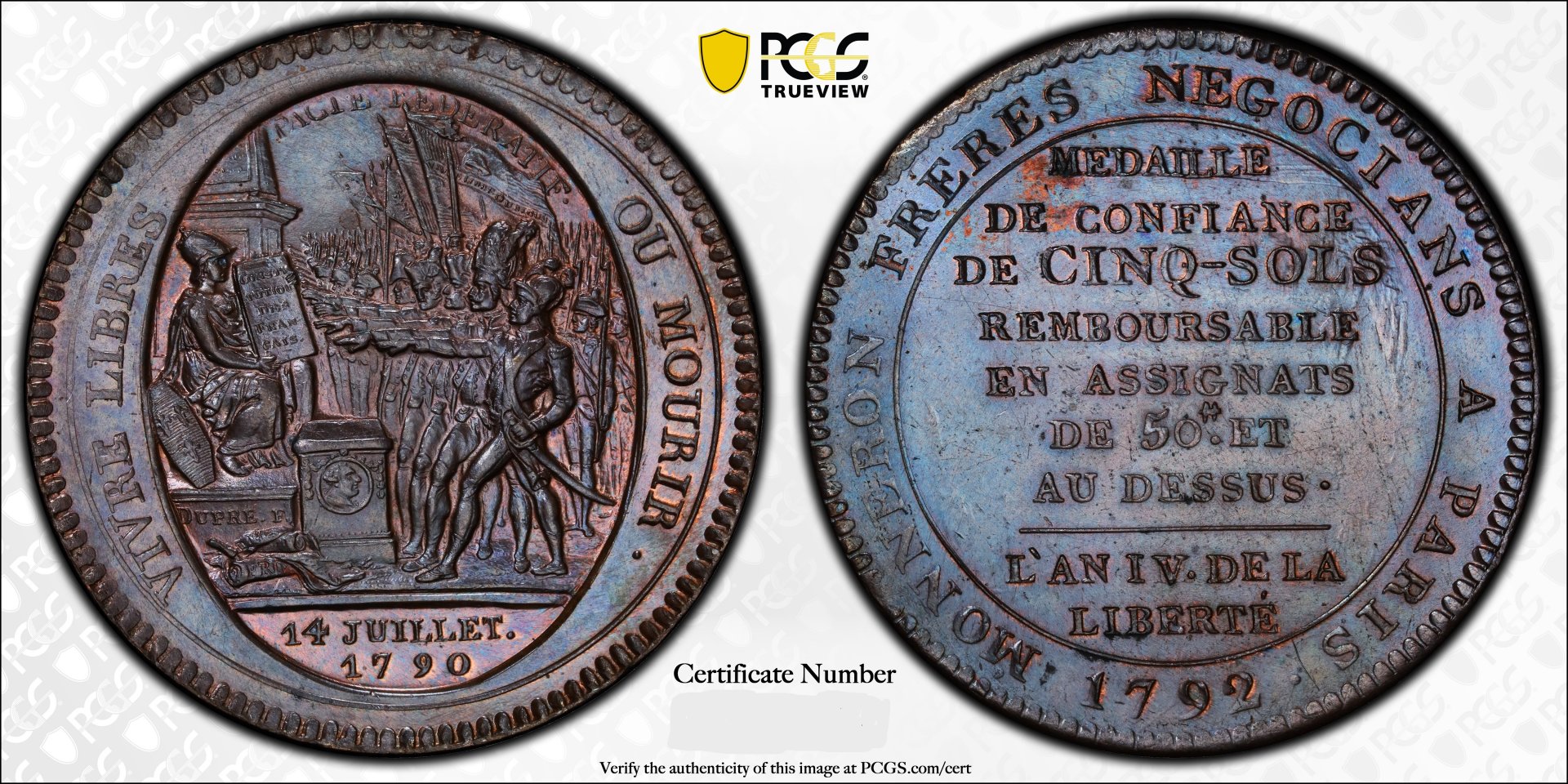 4. 1792 France 5 Sol Maz-145 PCGS MS-64 BN.jpg