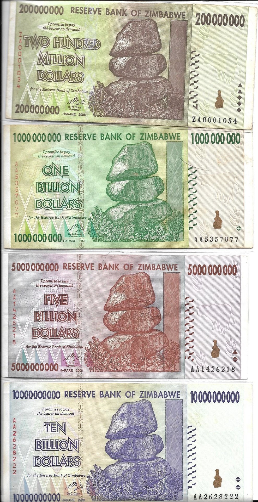 The Infamous Zimbabwean 100 Trillion Dollar Bill Page 2