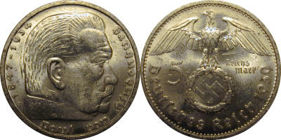 5 Mark Hindenburg with Swastika.jpg