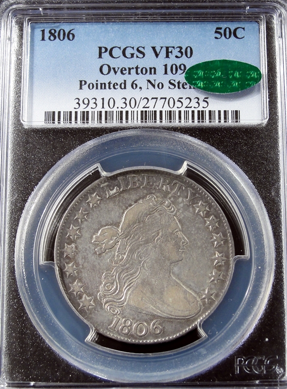 50c 1806 Pointed 6 No Stem VF30 PCGS CAC Obv Slab 591x800.jpg