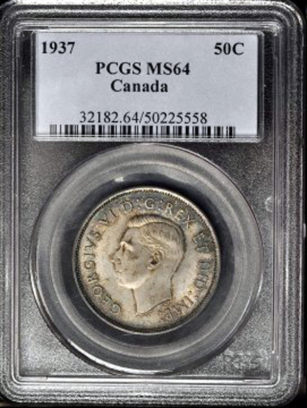 50c Canada 1937 MS64 PCGS Obv Slab.jpg