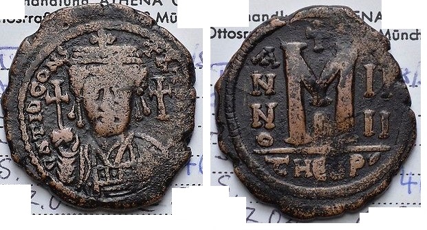 578–582 Tiberius II Constantine 24 S447.jpg