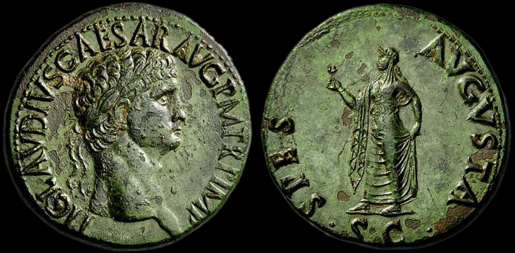 5b - Claudius AE sestertius - dual BB.jpg